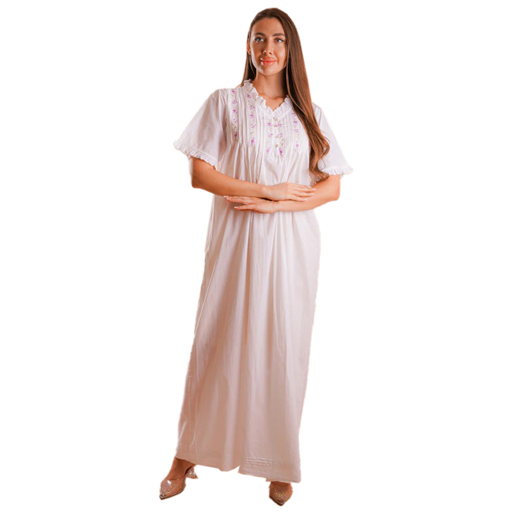 Cotton Nightwear - Gypsophila