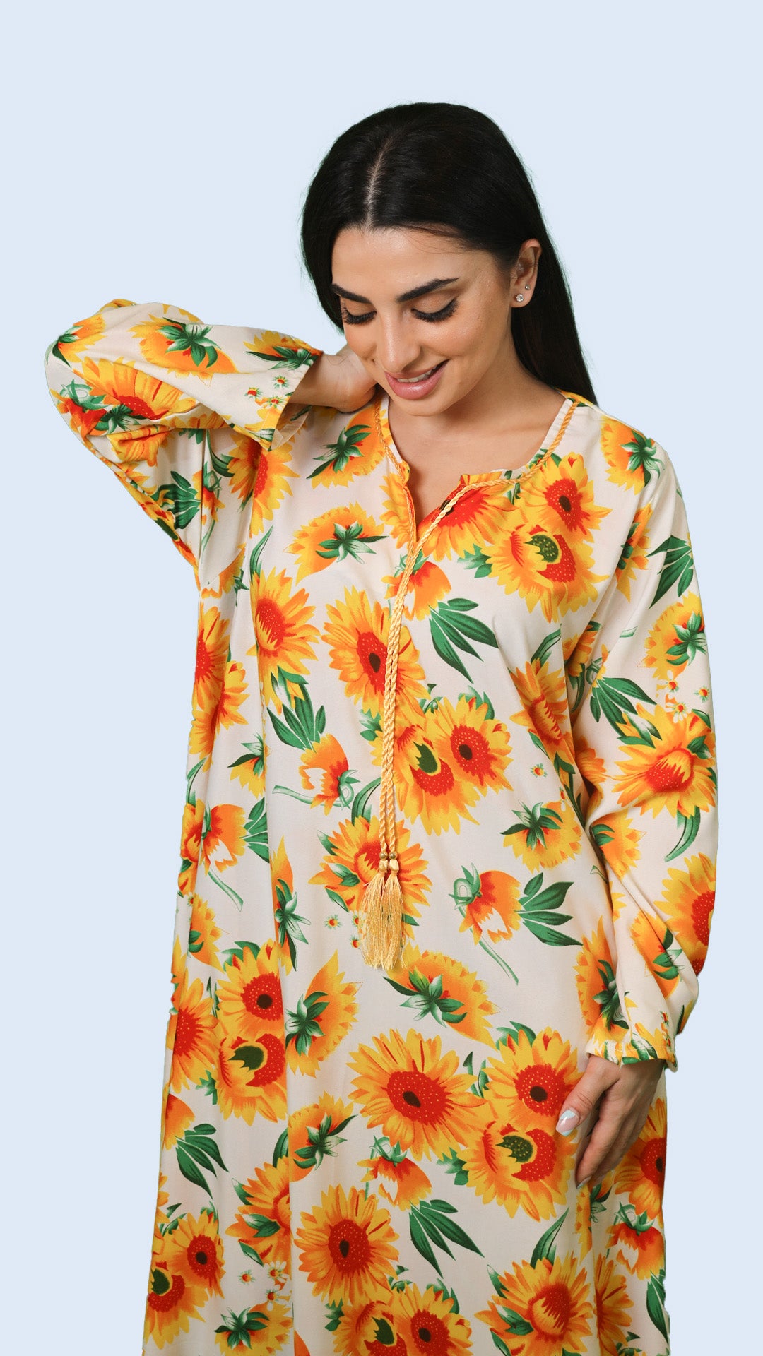 Cotton Jalabiya - Astilbe