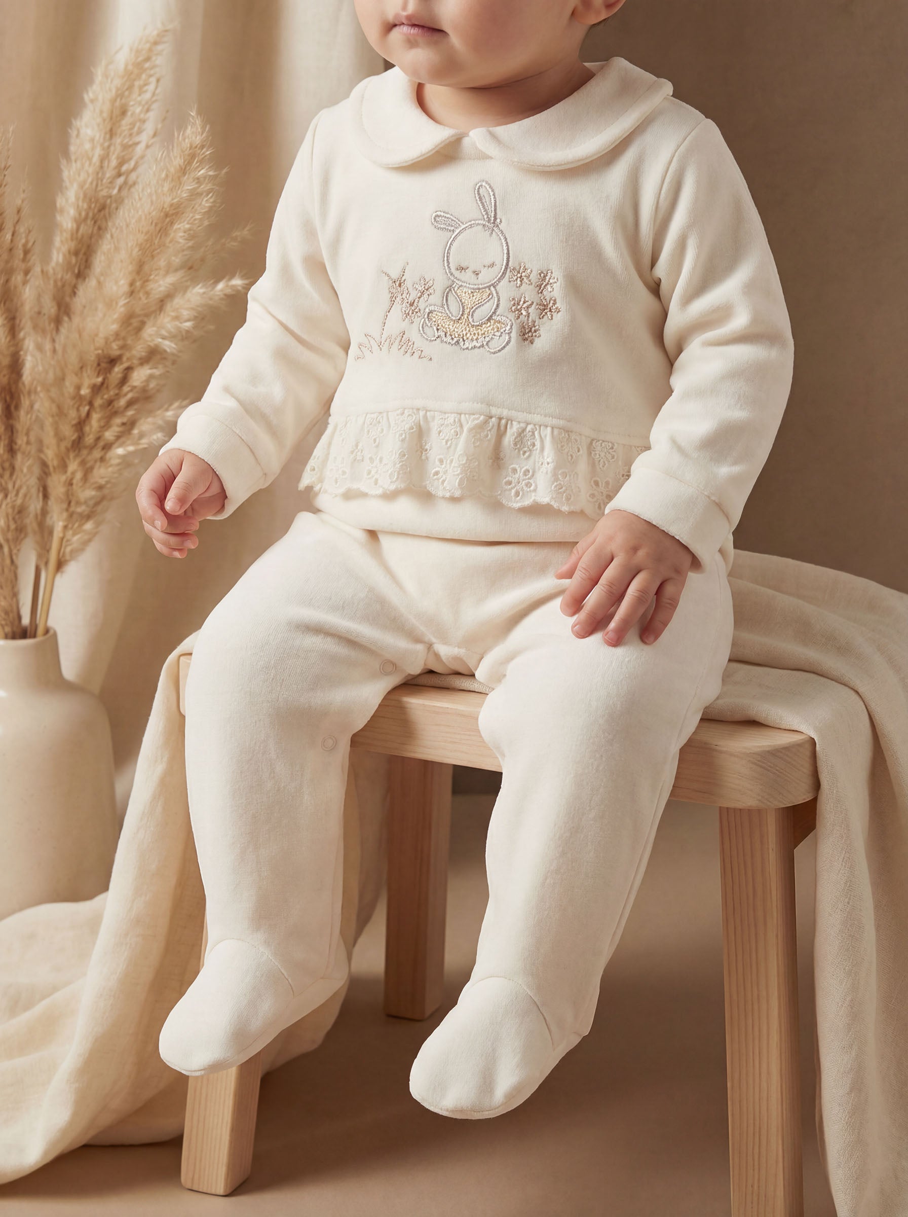 Cotton body suit - Snowflake