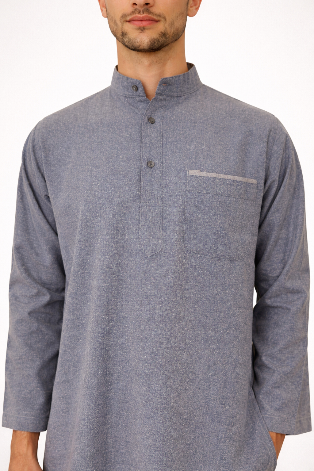 Cotton Men's Jalabiya - Nemophila