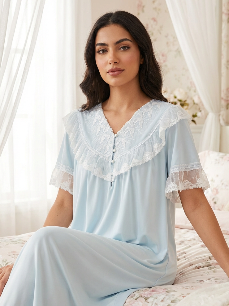 Crepe Nightwear - Daisy
