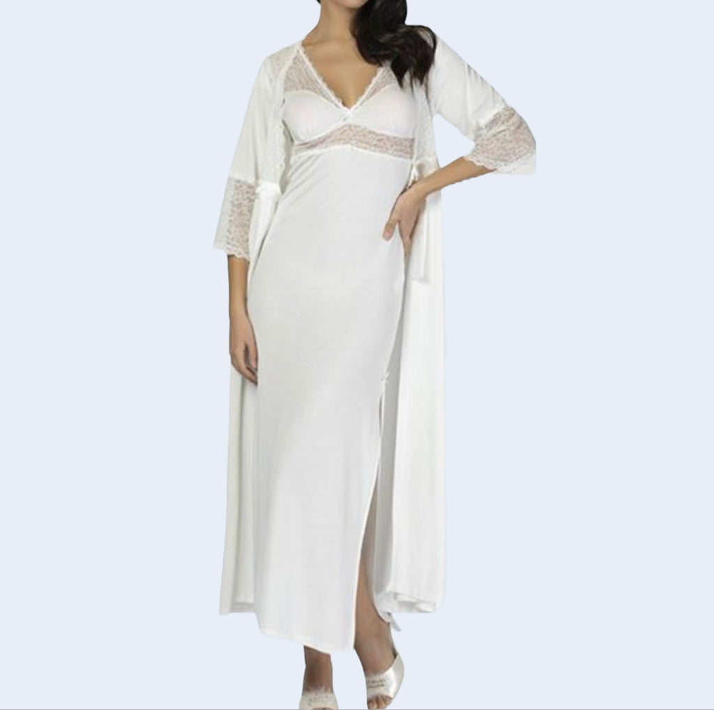 Viscose nightwear set - Gerbera