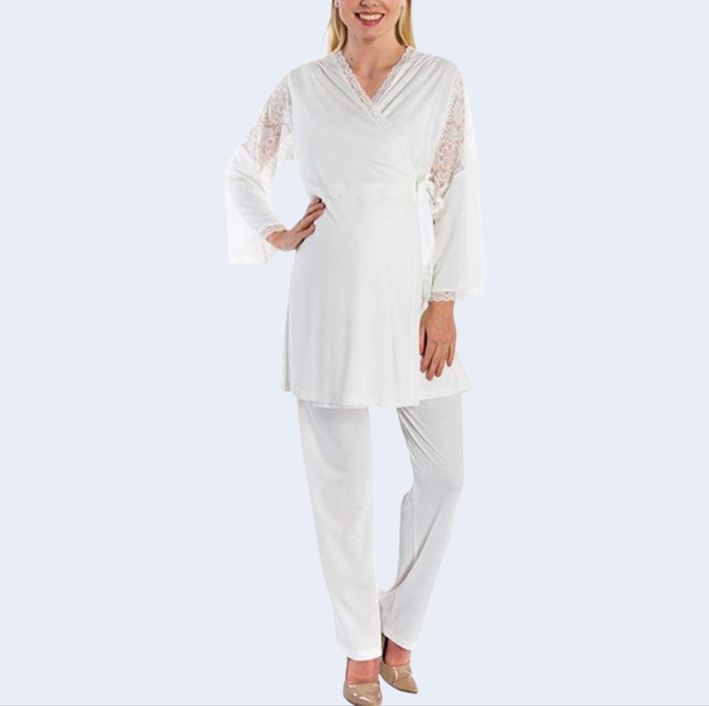 Viscose maternity pyjama - Valerian