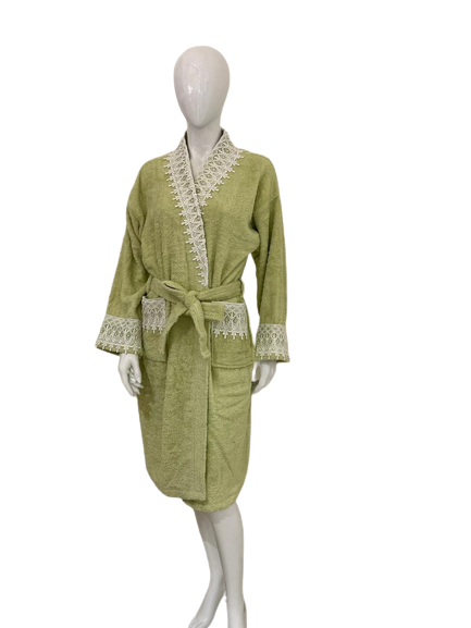 Cotton Bath Robe - Daffodil