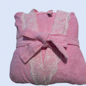 Cotton Bath Robe - Reed