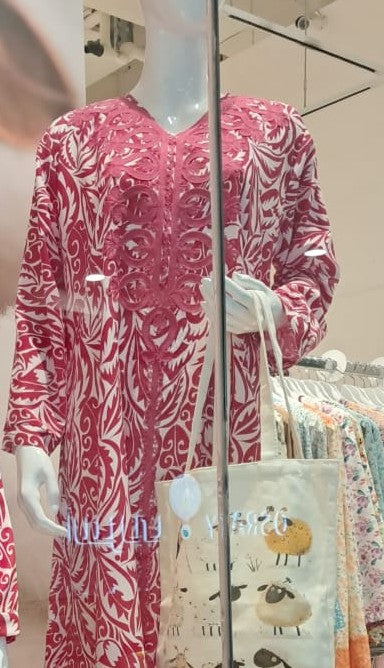 Cotton Jalabiya - Iris