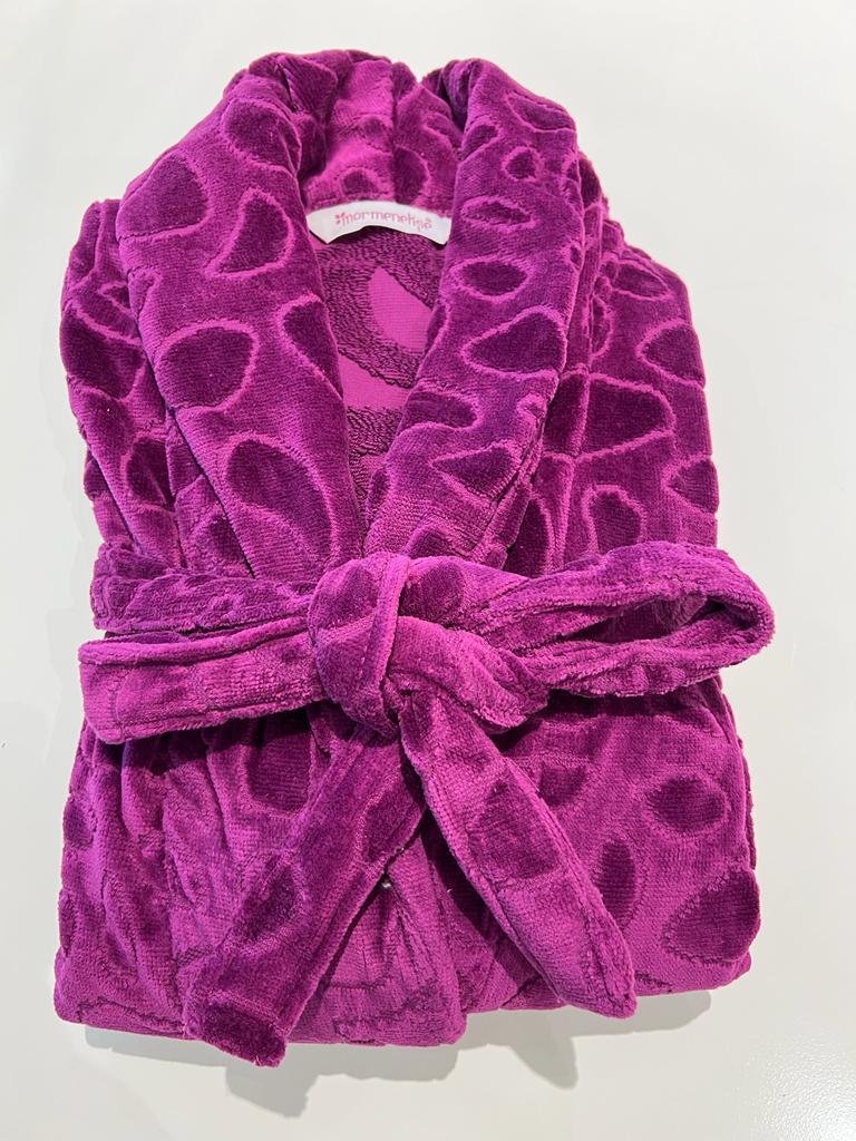 Cotton Bath Robe - Sage