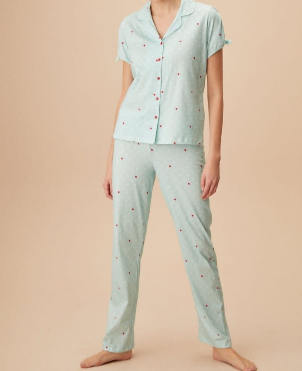 Cotton pyjama - Carnation