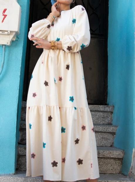 Cotton Women's Dress - Lilac