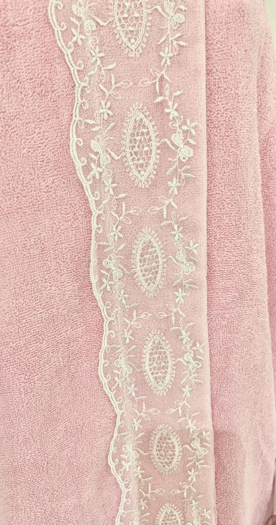 Cotton Bath Wrap and Hair Towel - Muscari