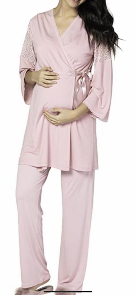 Viscose maternity pyjama- Anyelir