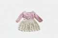 Knitted cotton kid's dress - Clarkia
