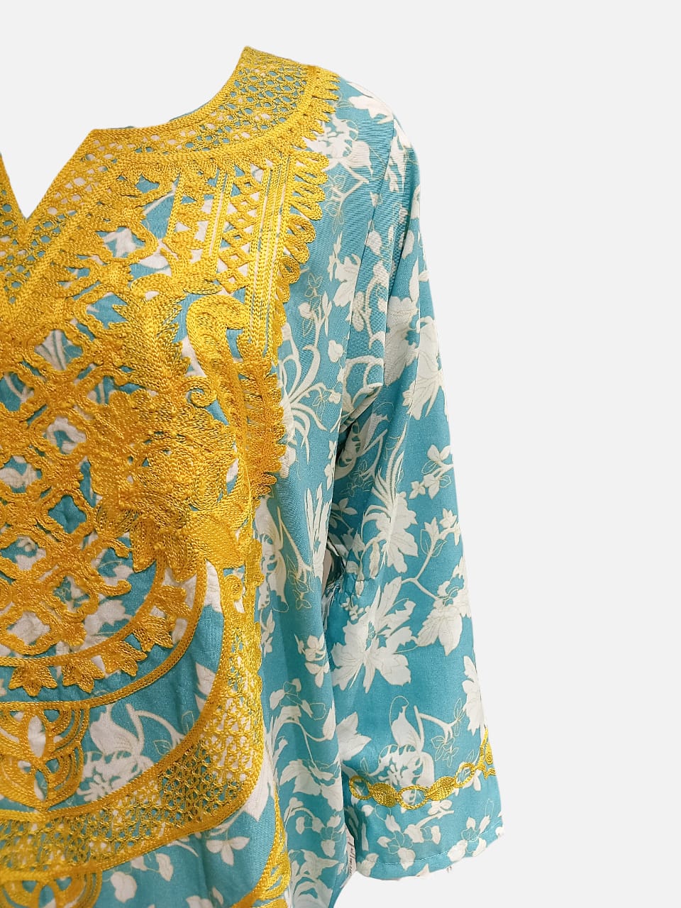 Cotton Jalabiya - Feverfew