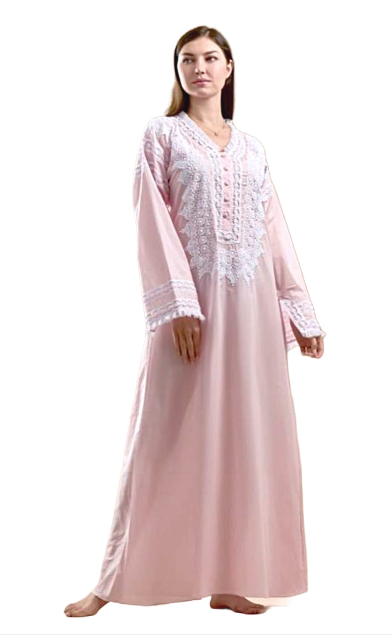 Cotton jalabiya - Hellebore