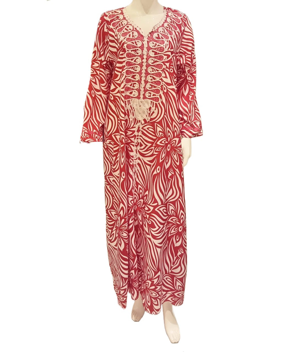 Cotton Jalabiya - Coneflower