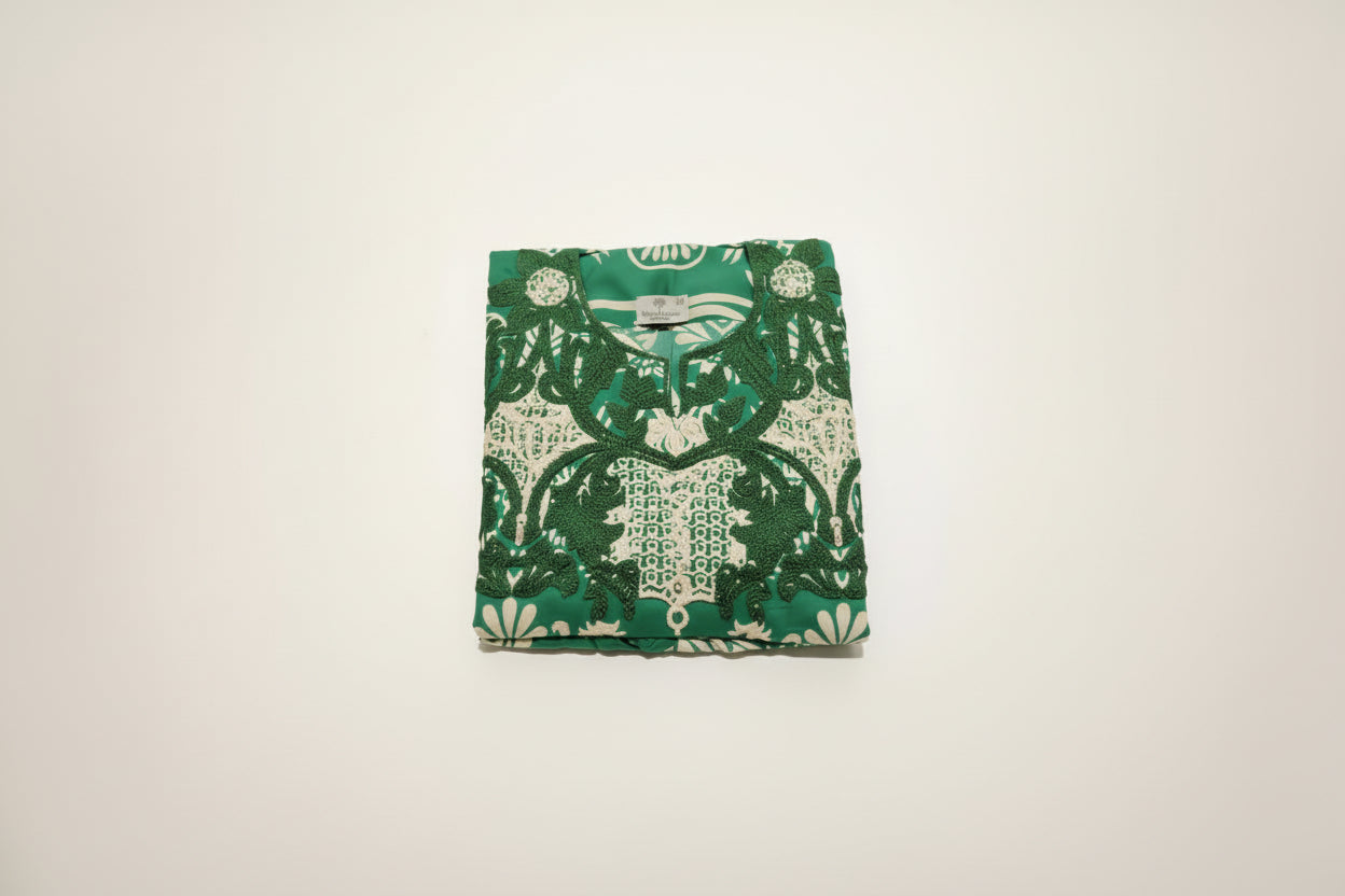 Cotton Kids Girls Jalabiya - Corydalis