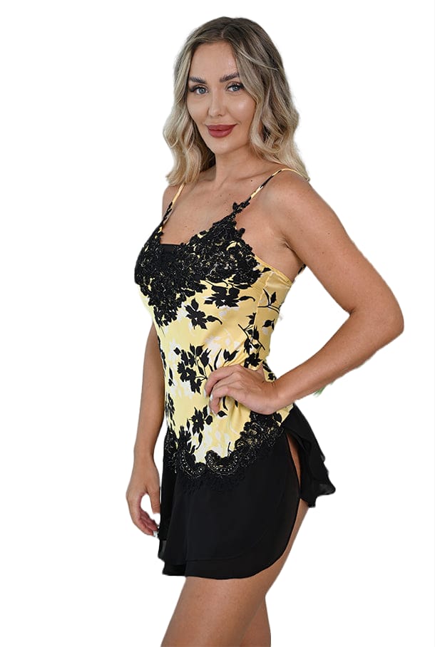 Satin Nightwear - Geranium