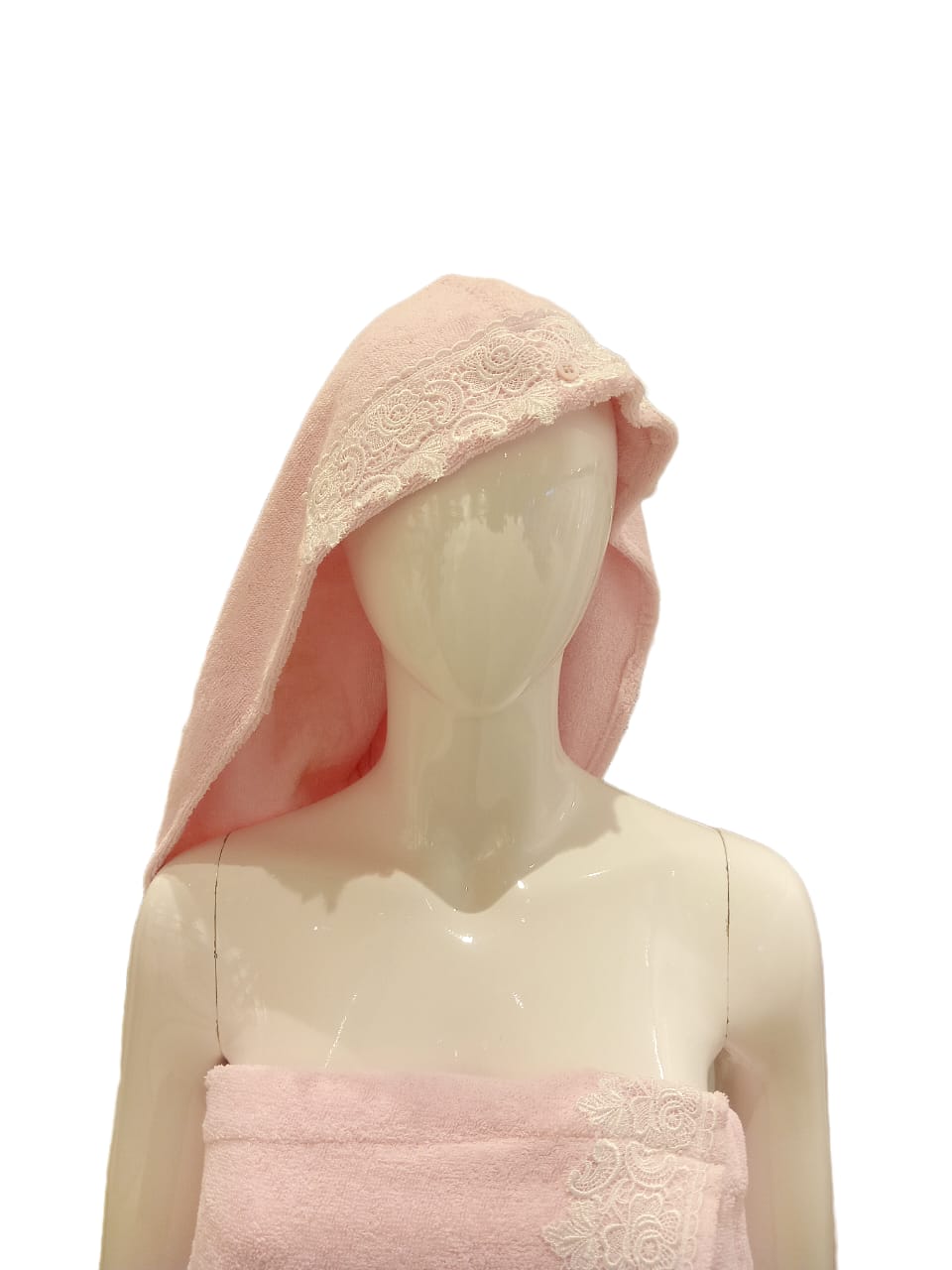 Cotton Bath Wrap and Hair Towel - Mayflower