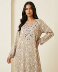 Elegant Embroidered Cotton Mukhawar - Amara